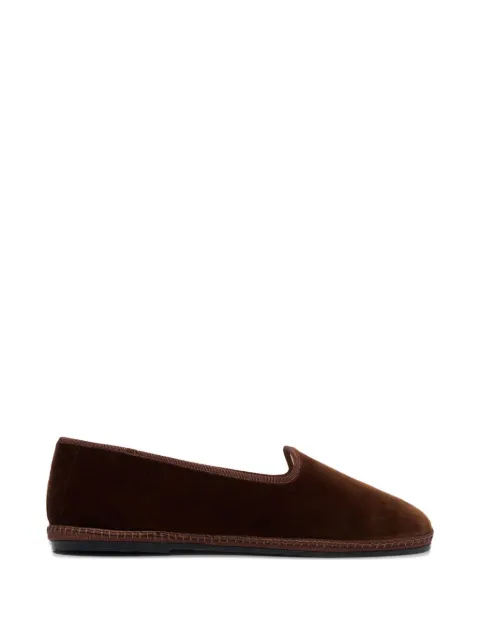 Scarosso William IV velvet slippers Brown WILLIAMIVSLIPBROVELV