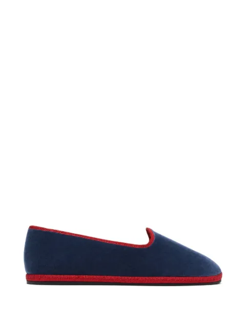 Scarosso William IV velvet slippers Blue WILLIAMIVSLIPBLUVELV