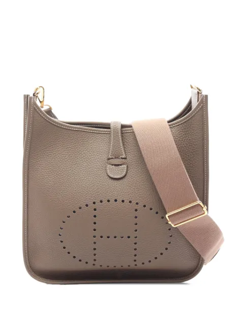 Hermès Pre-Owned 2023 Clemence Evelyne III PM crossbody bag Brown F5NO3C08GI5OGRM6