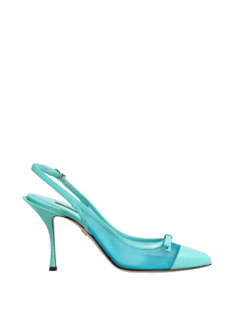 Dolce & Gabbana bow-detail pumps Blue CG0632AG883