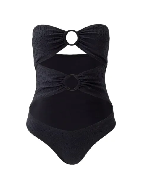 Melissa Odabash Alicante ring-detail swimsuit Black MOCR26ALICANTE