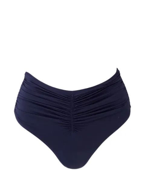 Melissa Odabash Nevis ruched bikini bottoms Blue MOHS26NEVISBTM