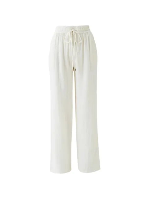 Melissa Odabash Krissy drawstring trousers White MOCR26KRISSY