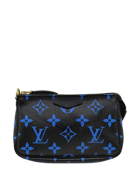 Louis Vuitton Pre-Owned 2016 Colored Monogram Mini Pochette Accessories handbag Black YQO59B7M3U20HMV5