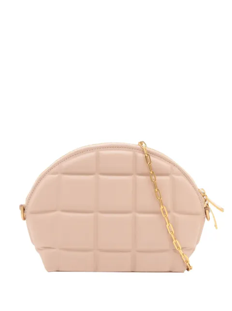 Bottega Veneta Pre-Owned 2012-2026 Mini Padded Nappa Half Moon Chain crossbody bag Pink LOBZHZJSL9NO75CC