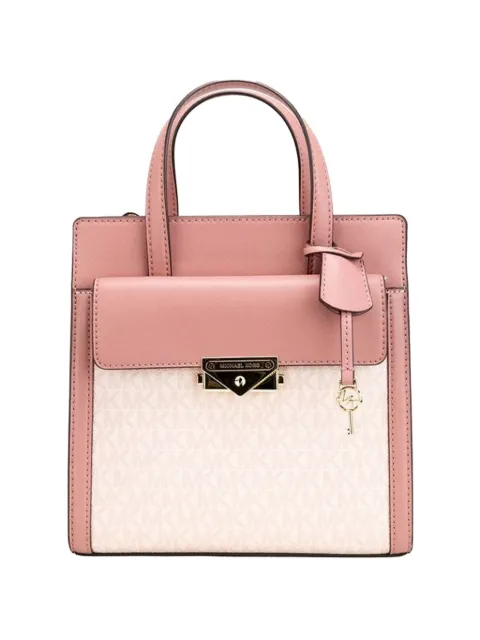Michael Kors monogram-pattern logo-plaque tote bag Pink 35F2G0EC5B