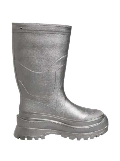 Dolce & Gabbana logo rain boots Silver MV7816