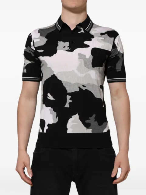 Dolce & Gabbana camouflage-print T-shirt Black P00875670
