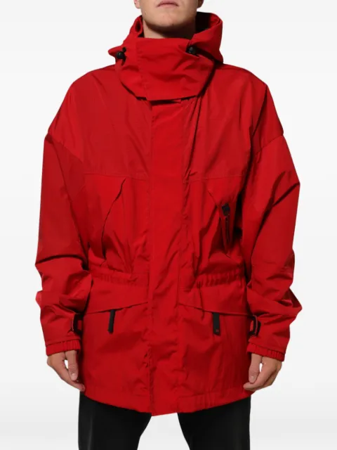 Dolce & Gabbana hooded ripstop jacket Red DOLH3789