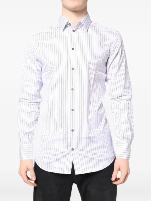 Dolce & Gabbana striped cotton shirt White G5MA0TFR5ZV
