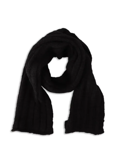 Dolce & Gabbana cable-knit scarf Black GX13KZJDVCM