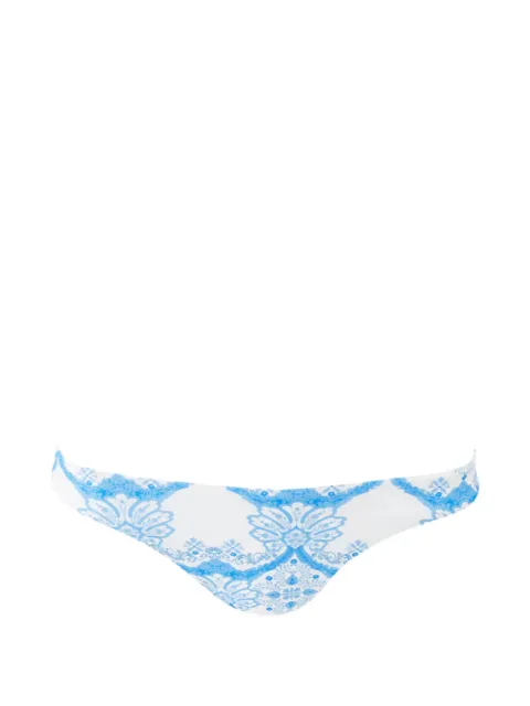Melissa Odabash Liguria floral-print bikini bottoms White MOCR26LIGURIABTM