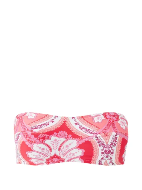 Melissa Odabash Turin paisley-print bikini top Pink MOSS26TURINTOP