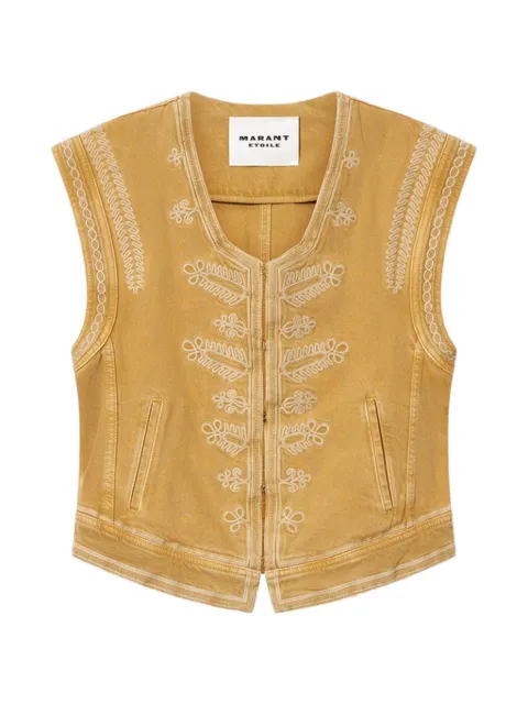 MARANT ÉTOILE Edmee jacket Yellow GI0090FAD3H07E