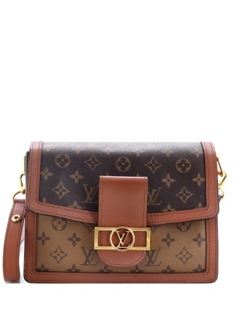 Louis Vuitton Pre-Owned Dauphine Reverse Monogram Canvas MM shoulder bag Brown JBY3I39HP1NM980C