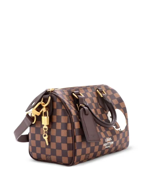 Louis Vuitton Pre-Owned Speedy Bandouliere Bag Damier Phriendship Canvas 25 satchel Brown 9YI5NOEGWL8Q19M7