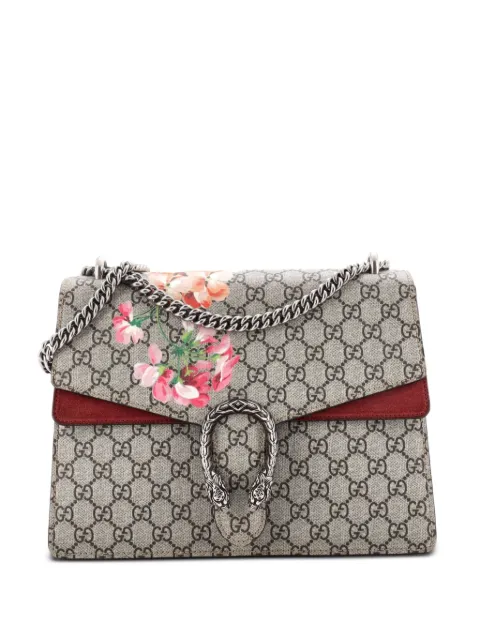 Gucci Pre-Owned Dionysus Bag Blooms Print GG Coated Canvas Medium shoulder bag Brown 8T2XI2V27FET9G2X