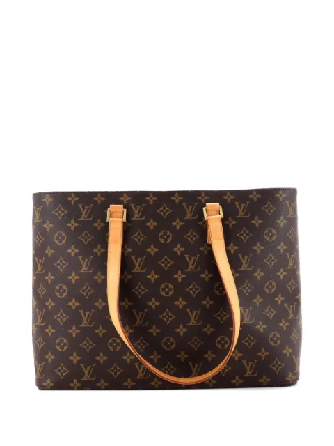 Louis Vuitton Pre-Owned Luco Handbag Monogram Canvas tote bag Brown MJSDJHRNC9BOG5IO