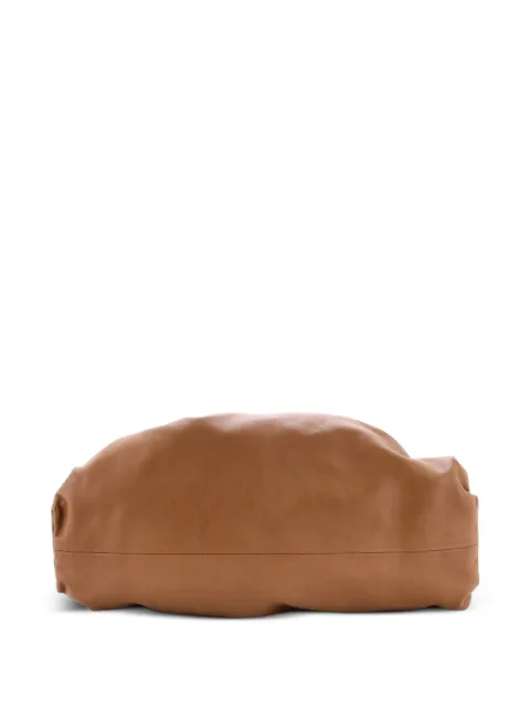 Bottega Veneta Pre-Owned The Pouch Leather Teen clutch bag Brown 65MBLMY9GARO8B07