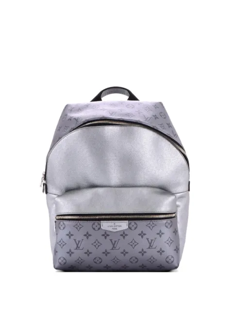 Louis Vuitton Pre-Owned Discovery Monogram Taigarama PM backpack Silver 0BK59L6PWF796I1C