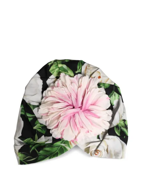 Dolce & Gabbana floral-print hat Black FH524ZFSAY6HN09C