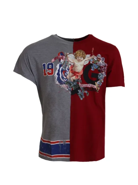 Dolce & Gabbana panelled-design T-shirt Red TSH83579