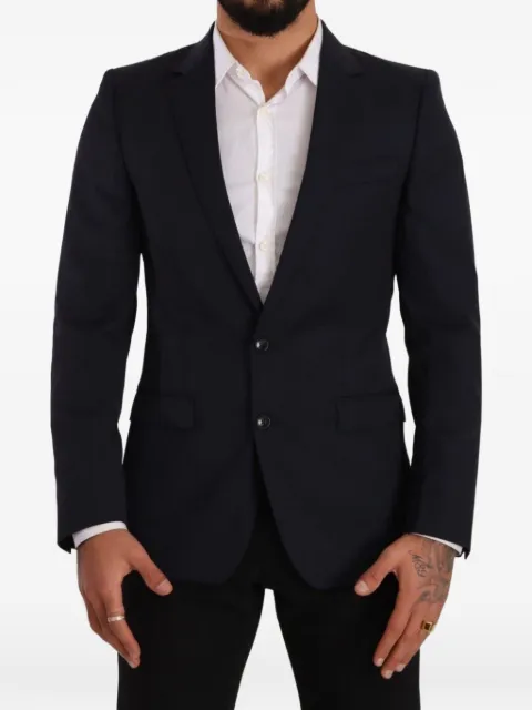 Dolce & Gabbana Martini single-breasted blazer Blue MARTINI