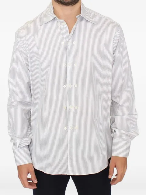 Ermanno Scervino striped long-sleeved shirt White 10176