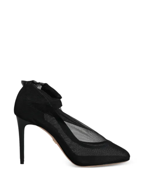 Dolce & Gabbana mesh ankle boots Black CD1767AG883
