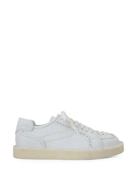 Dolce & Gabbana perforated-detail leather sneakers White MV4884
