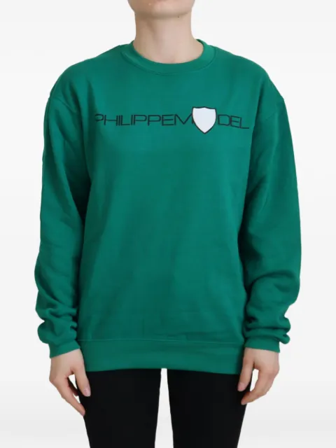Philippe Model Paris logo-print sweater Green TSH83274
