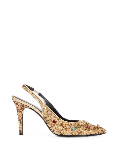 ISABEL MARANT Pafya sequin pumps Gold ES0079FBD3A27S