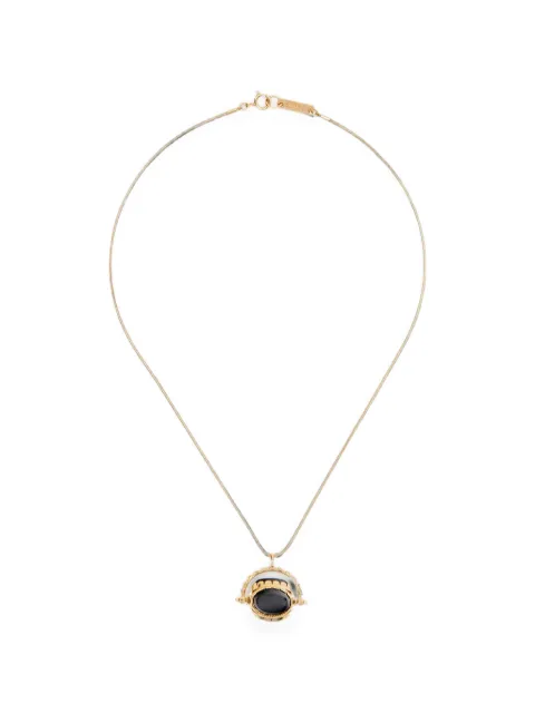 ISABEL MARANT Hanae stone-pendant necklace Gold CO0199FAD3B10B