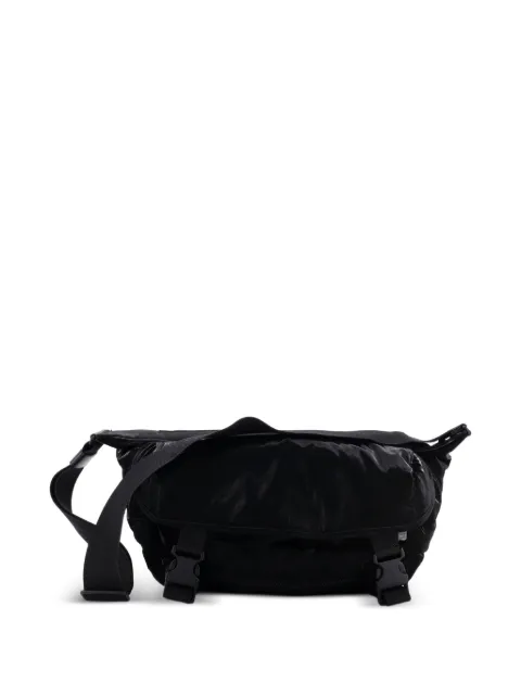Saint Laurent Pre-Owned Logo Canvas belt bag Black L6S71OE93QFP0VL3