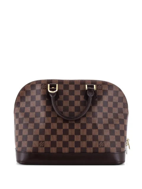 Louis Vuitton Pre-Owned Vintage Alma Handbag Damier PM satchel Brown 9XUGYTJRKFMTB6ZW