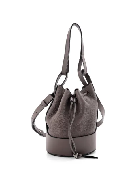 Loewe Pre-Owned Balloon Leather Small bucket bag Grey 8ZPQ7FQN2ZJYRI4N