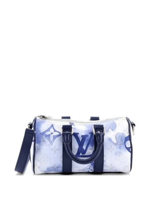 Louis Vuitton Pre-Owned Keepall Bandouliere Bag Limited Edition Monogram Watercolor Canvas XS crossbody bag Blue U6S3XS64J83OLSRS