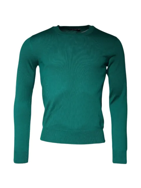Dolce & Gabbana merino-wool crew-neck sweater Green TSH86980