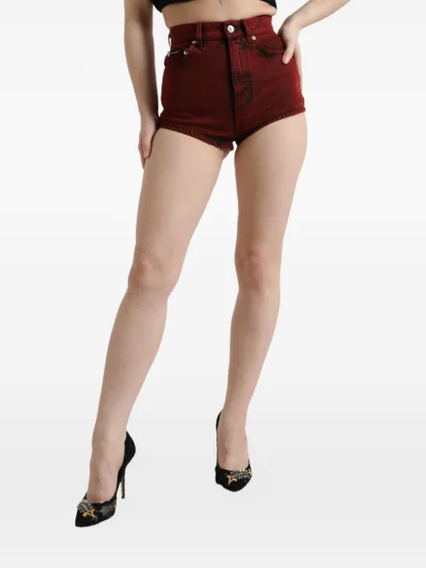 Dolce & Gabbana high-waisted denim shorts Red PAN74903