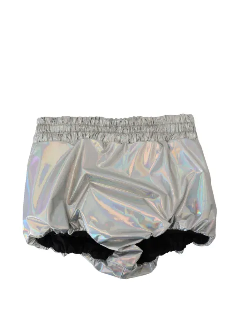Dolce & Gabbana mettalic-effect high-waisted shorts Silver 8131024912599