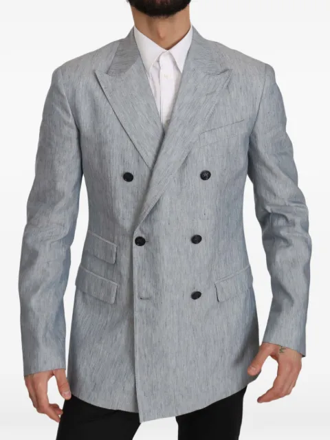 Dolce & Gabbana double-breasted blazer Blue NAPOLI