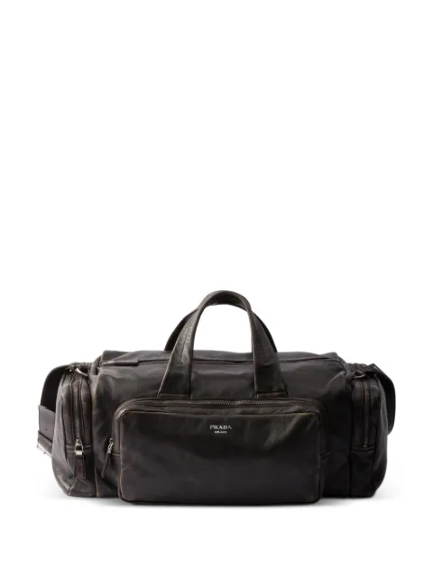 Prada nappa leather duffel bag Brown 2VC058VOOO2C75
