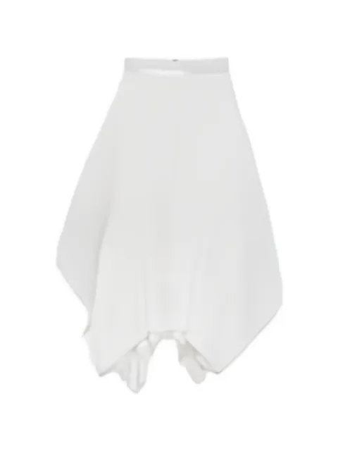 JW Anderson asymmetric-hem midi skirt White SK0213PG2022