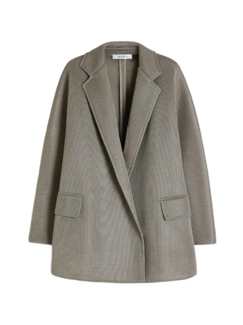 Max Mara belted mesh coat Grey MXSSHOCK
