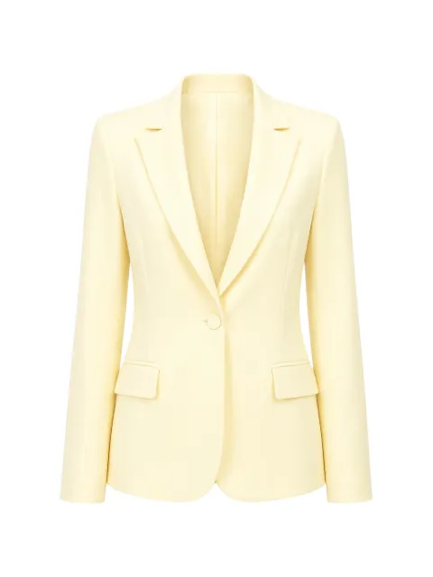 KONTATTO single-breasted wide-leg suit Yellow MA6000CN