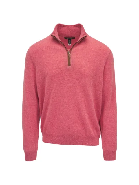 RLX Ralph Lauren knitted quarter-zip sweater Pink 785A83006003STRAWBE