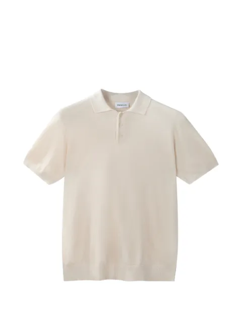 Diana Studio short-sleeve knitted polo shirt Neutrals SS26SIN32