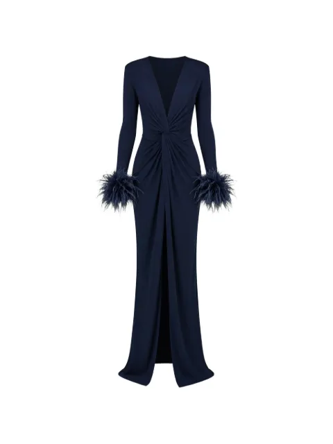 THE ARCHIVIA Abito Amber Ares maxi dress Blue AMBERARESBLUE