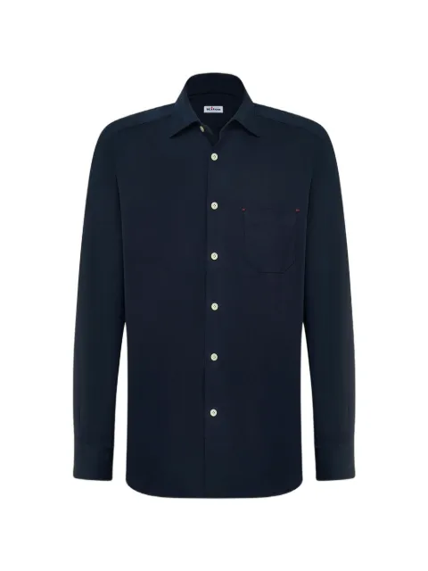 Kiton Nerano long-sleeve shirt Blue UMCNERK06R4911
