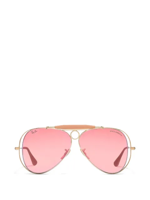 Dolce & Gabbana Eyewear x Ray Ban Aviator-frame sunglasses Gold VG313AVM184